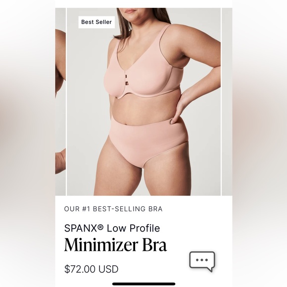 NWT SPANX LOW PROFILE Women's Minimizer Bra - - Picture 3 of 6